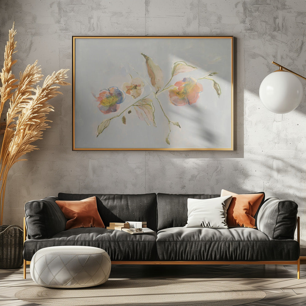 Elegant Antique Flowers 01 | Canvas