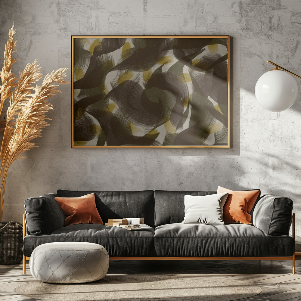 Whirling Earth Tones | Poster