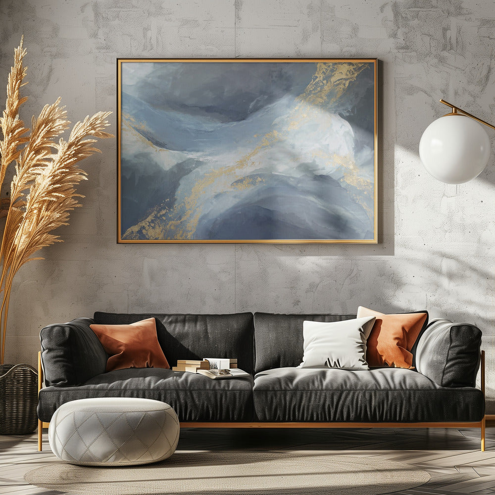 Golden Currents | Canvas