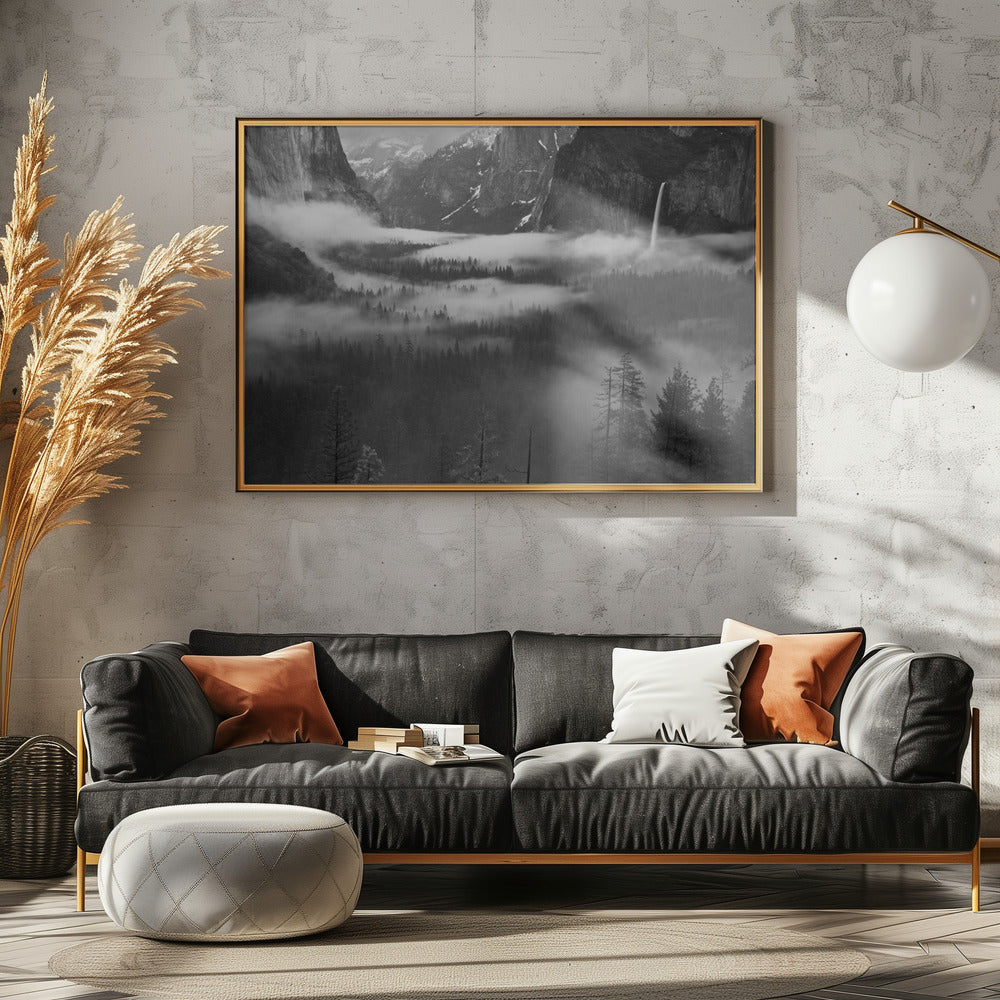 Fog Floating In Yosemite Valley | Canvas