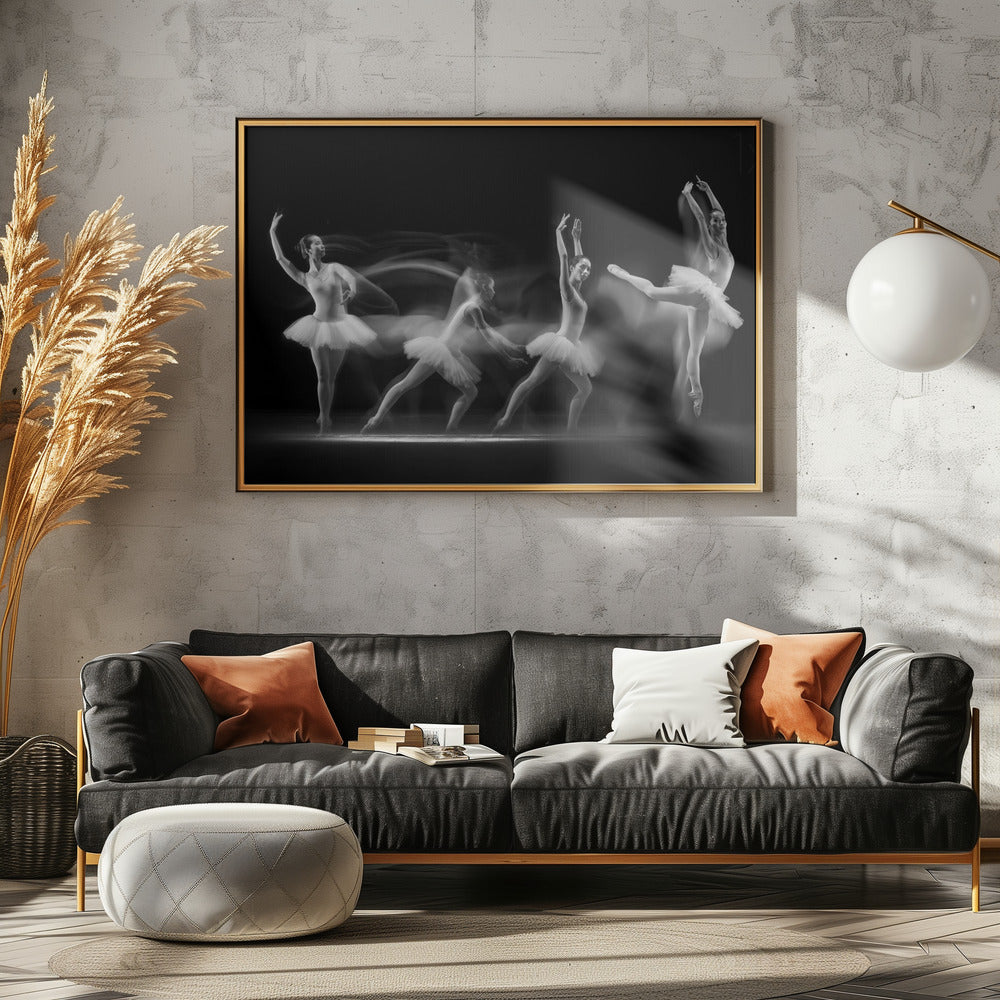 Balerina Art Wave | Canvas
