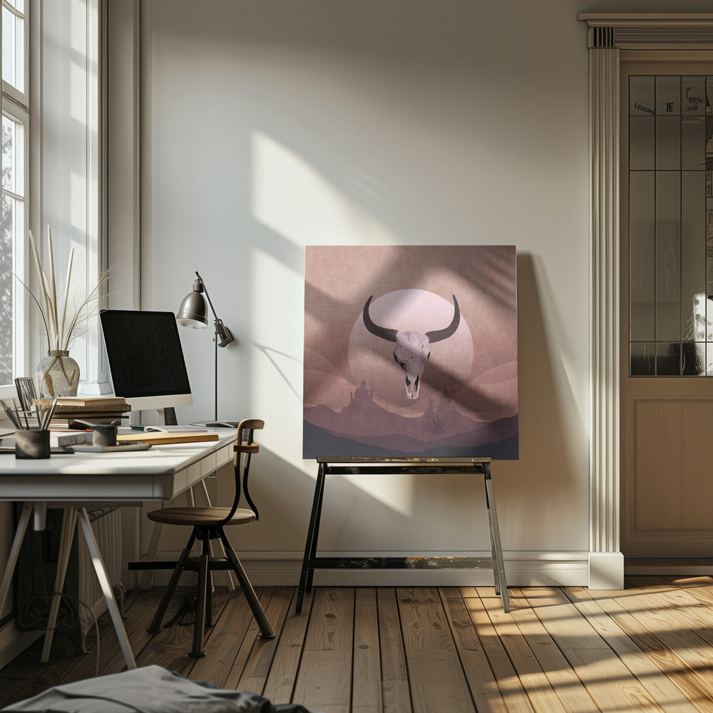 Desert Moonrise | Canvas