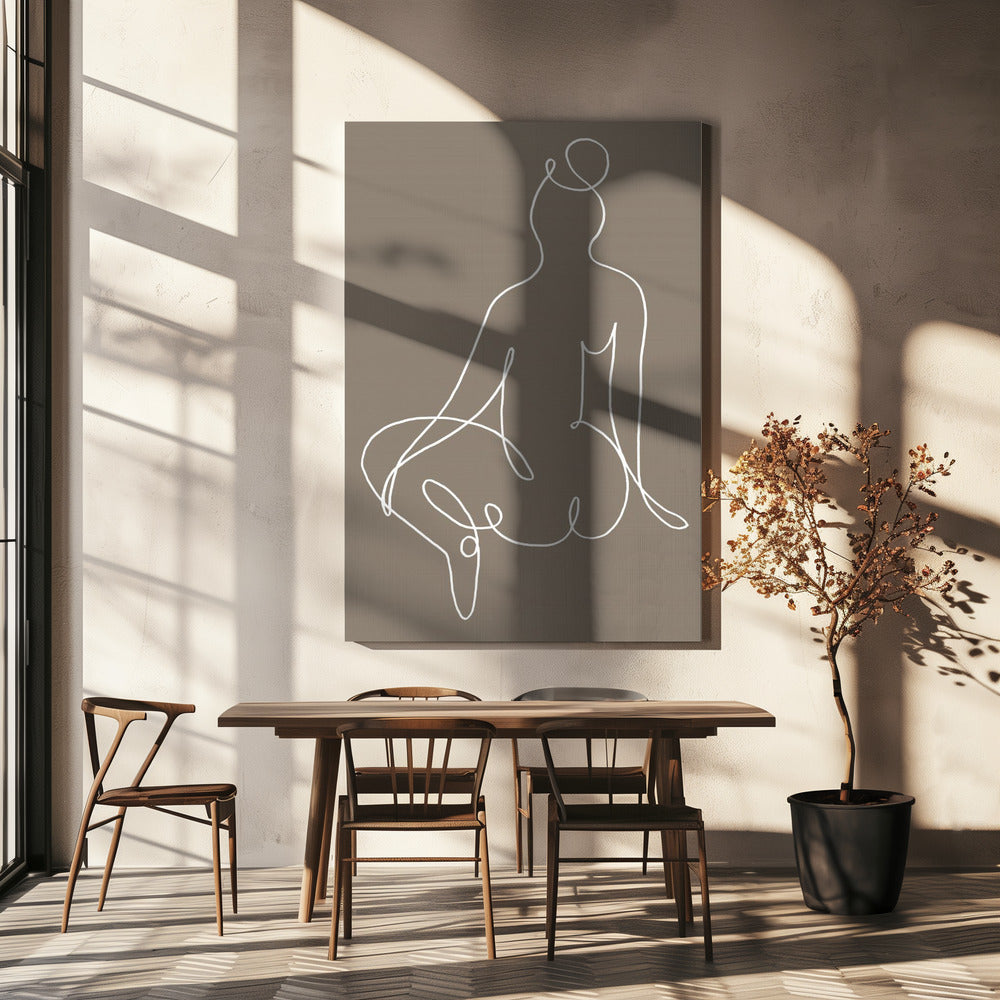 Sitting Down 02 | Canvas