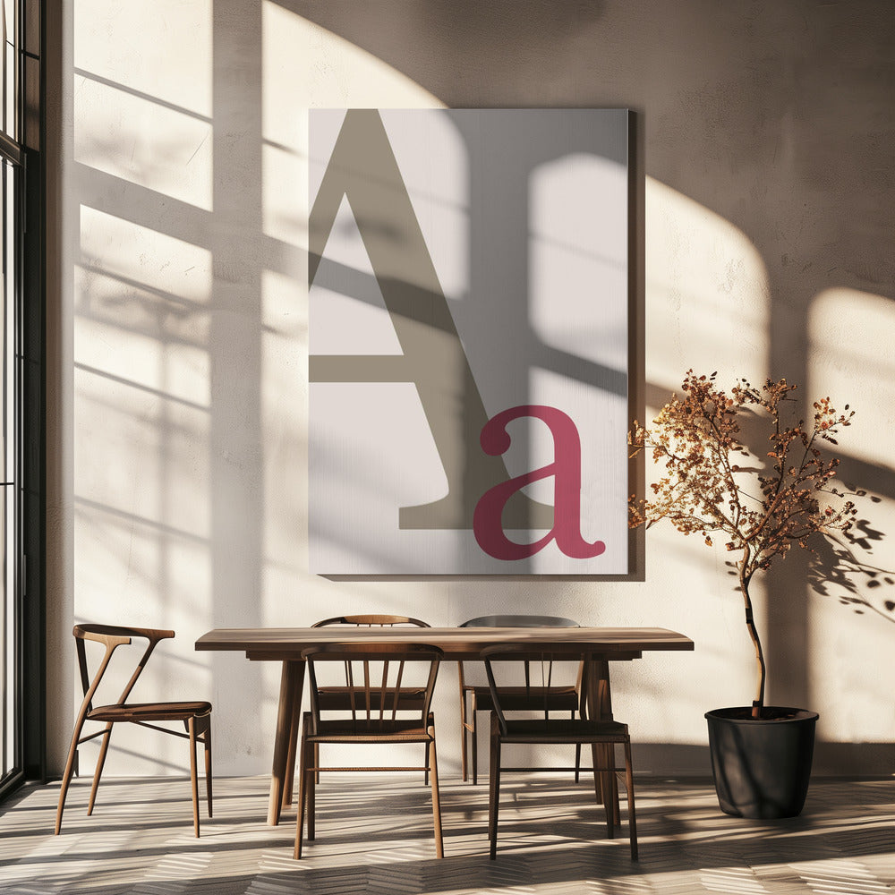 Letter A | Canvas