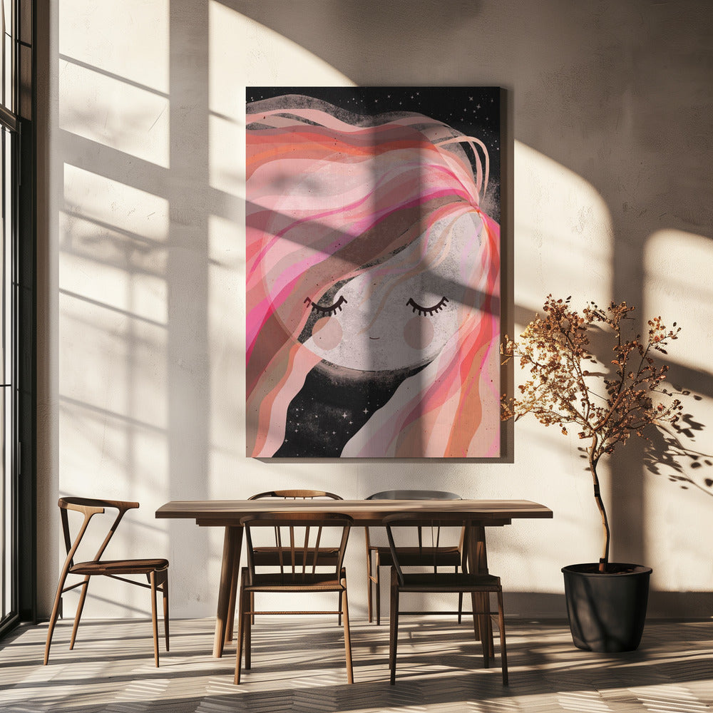 Dreamy Moon Whispers | Canvas