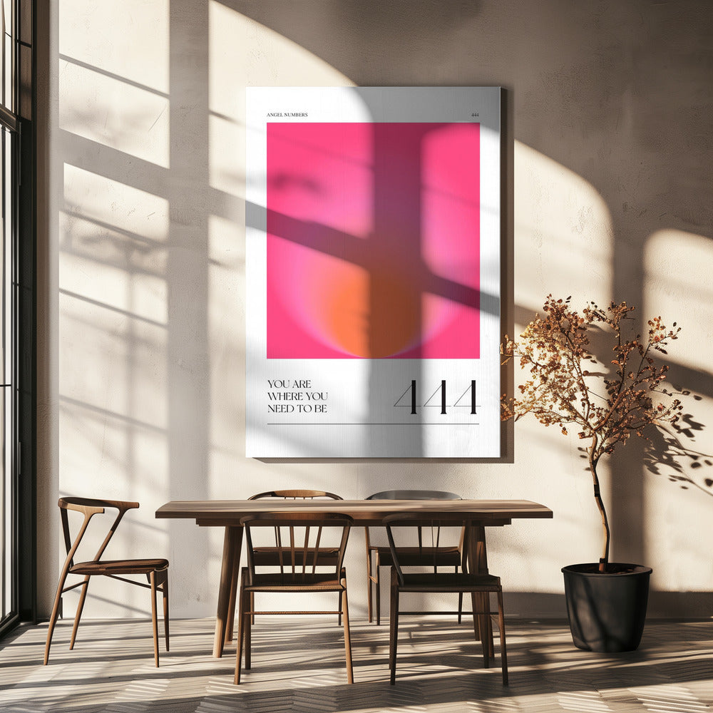 Gradient with Shades of Pink and Orange | Canvas