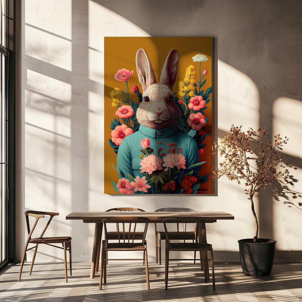 Bunny in Bloom | Canvas