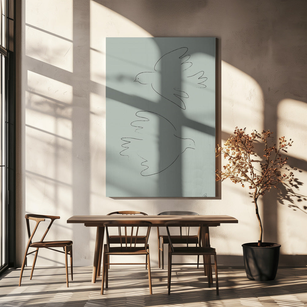 DOVES Green | Canvas