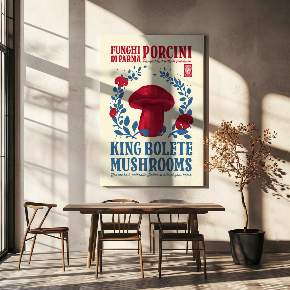 Porcini kitchen print | Canvas