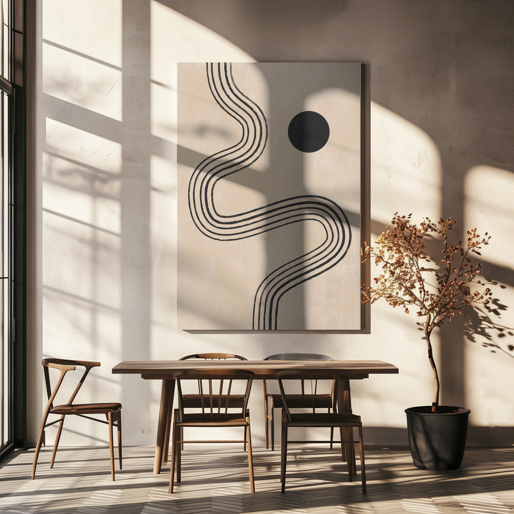 Curves and Sphere | Canvas