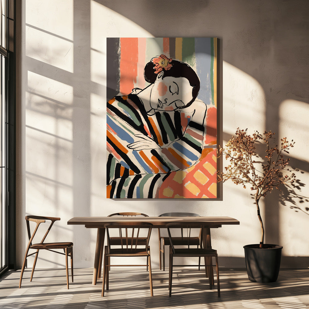 Striped Serenity | Canvas
