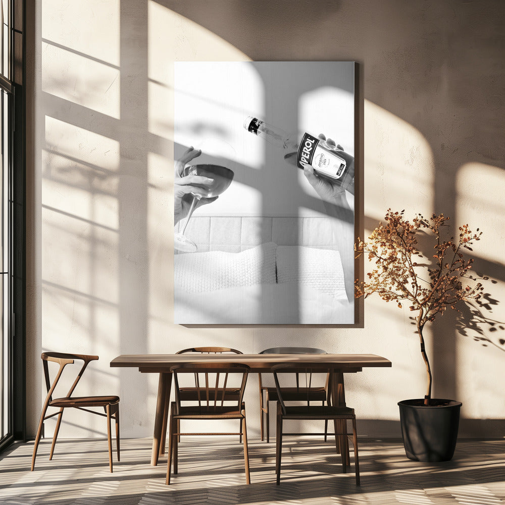 Aperol In Bed Close | Canvas