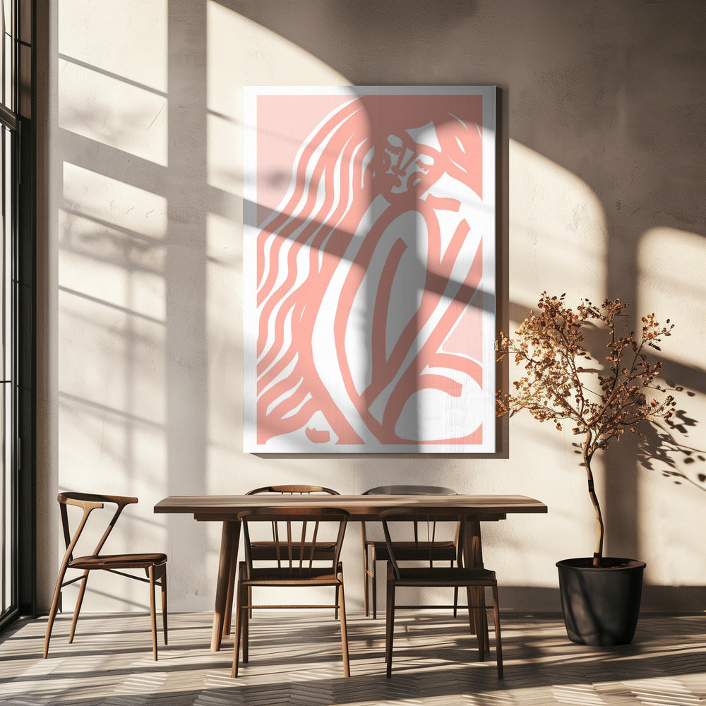 Curved Serenity | Canvas