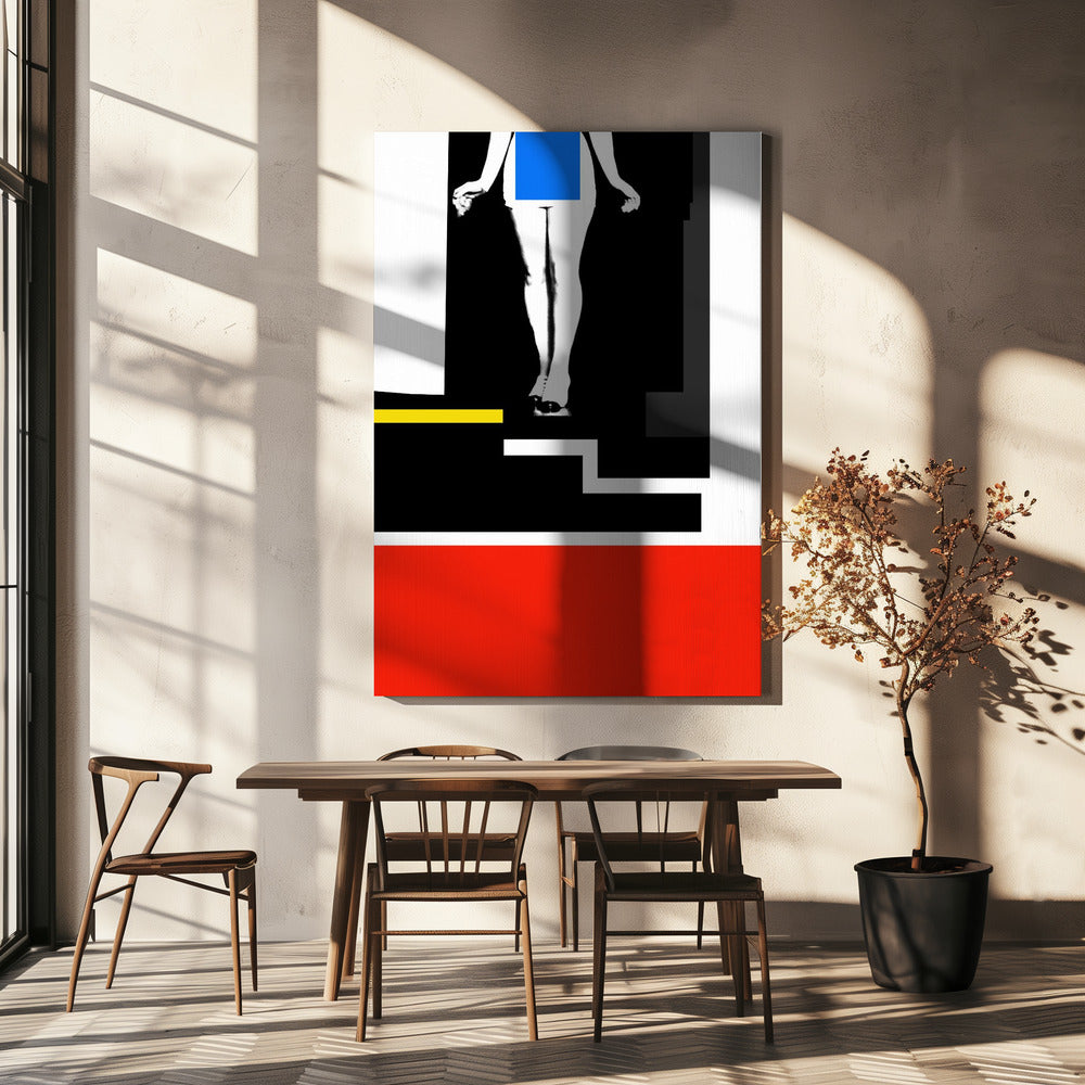 Photo Collage Lady No3 | Canvas