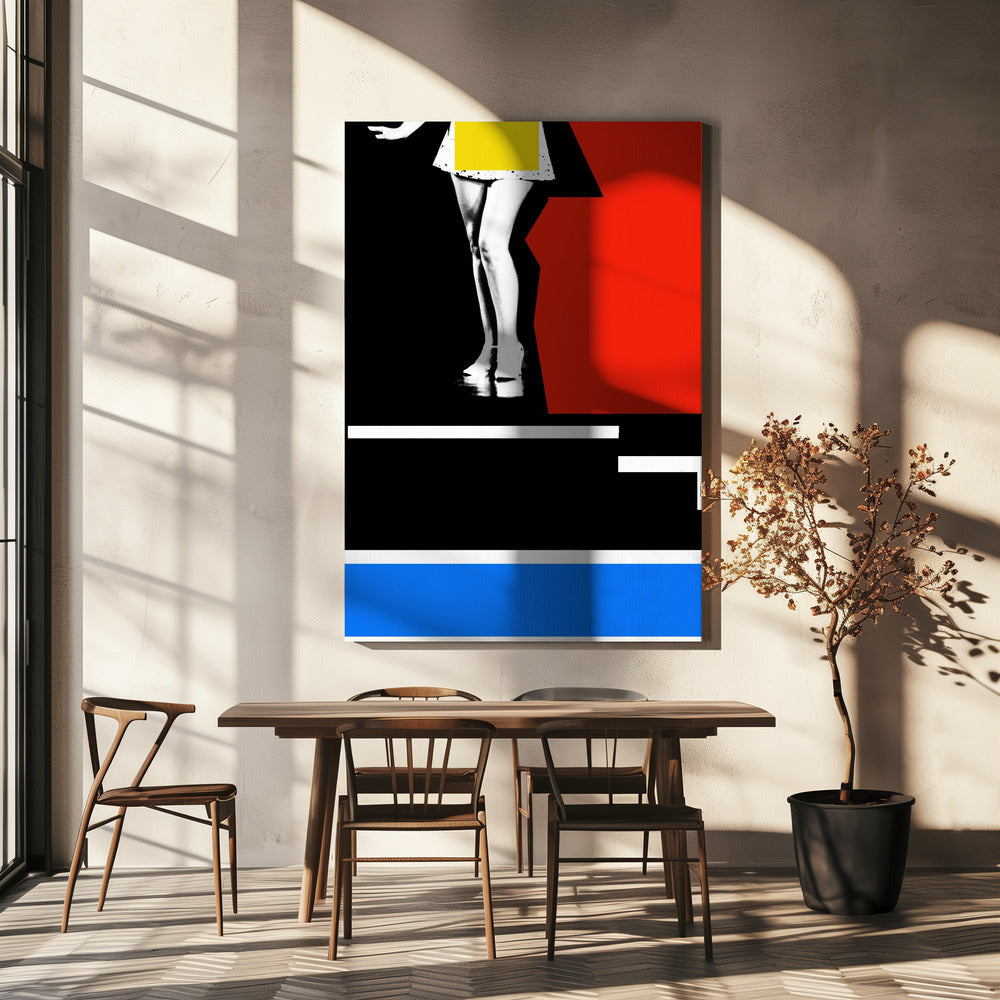 Photo Collage Lady No2 | Canvas
