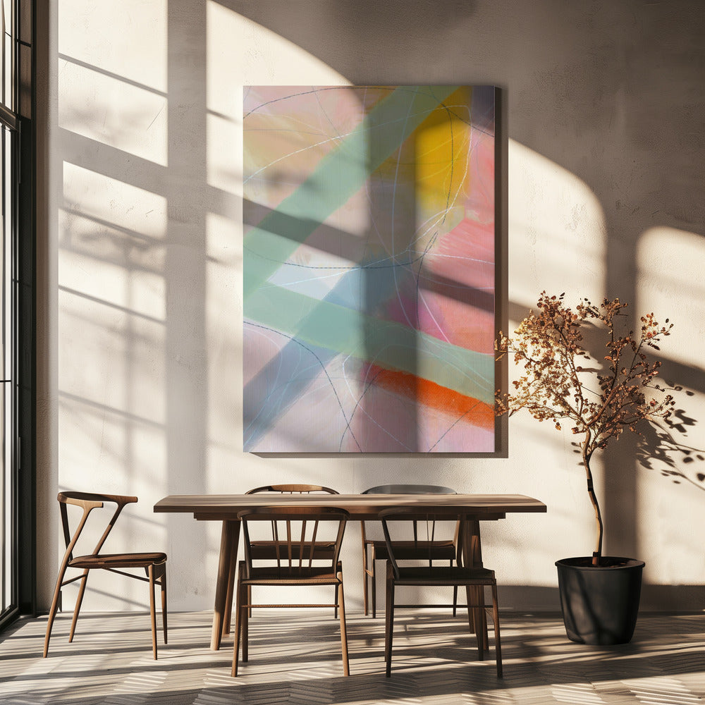 Soft Abstract Shapes 2 | Canvas