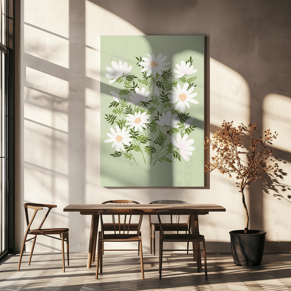 Ladybug flowers | Canvas
