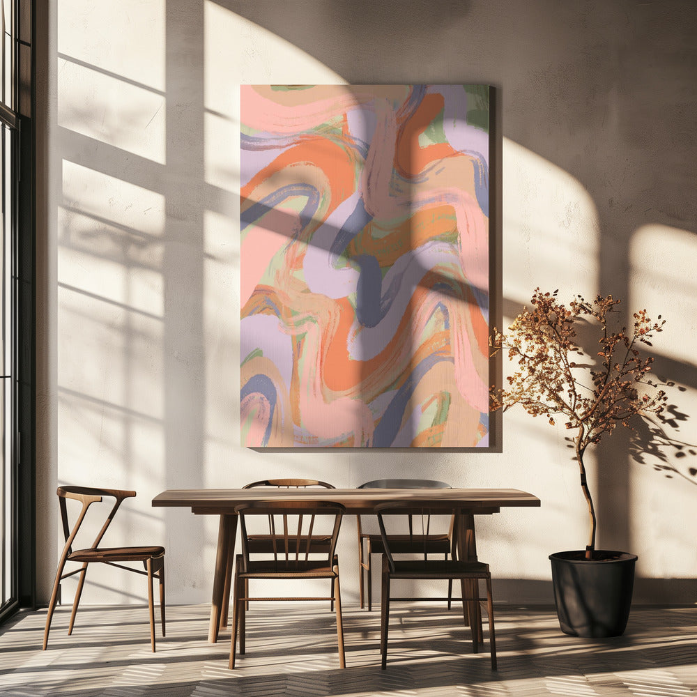 Swirling Hues | Canvas