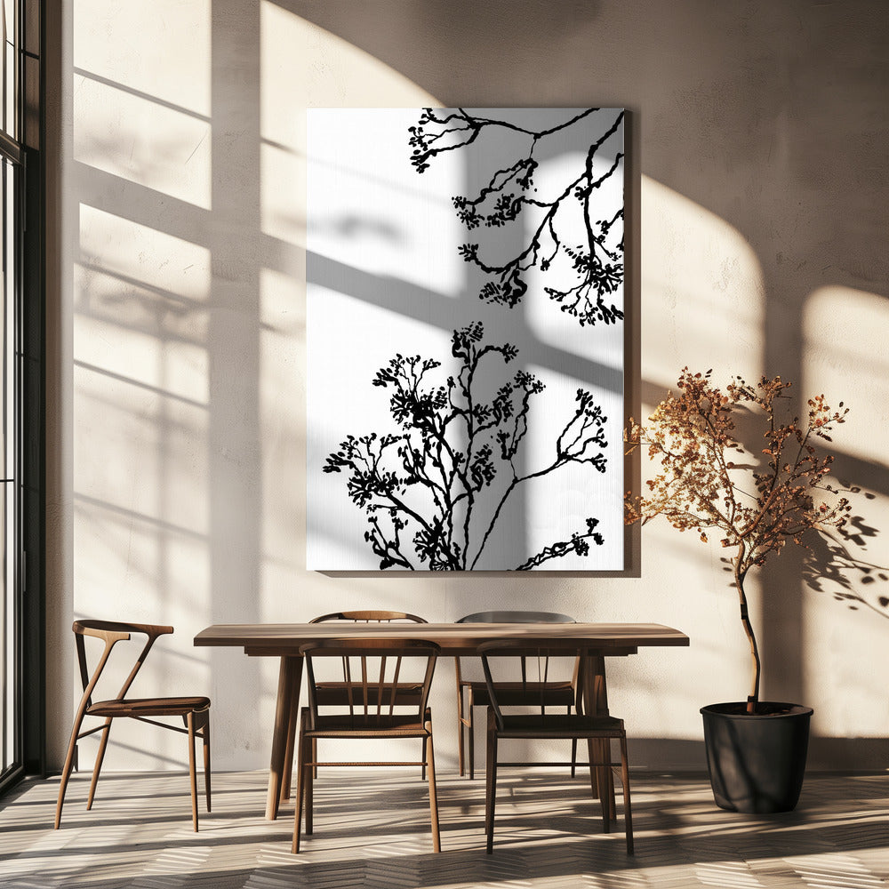 Blossom Trees Silhouette | Canvas