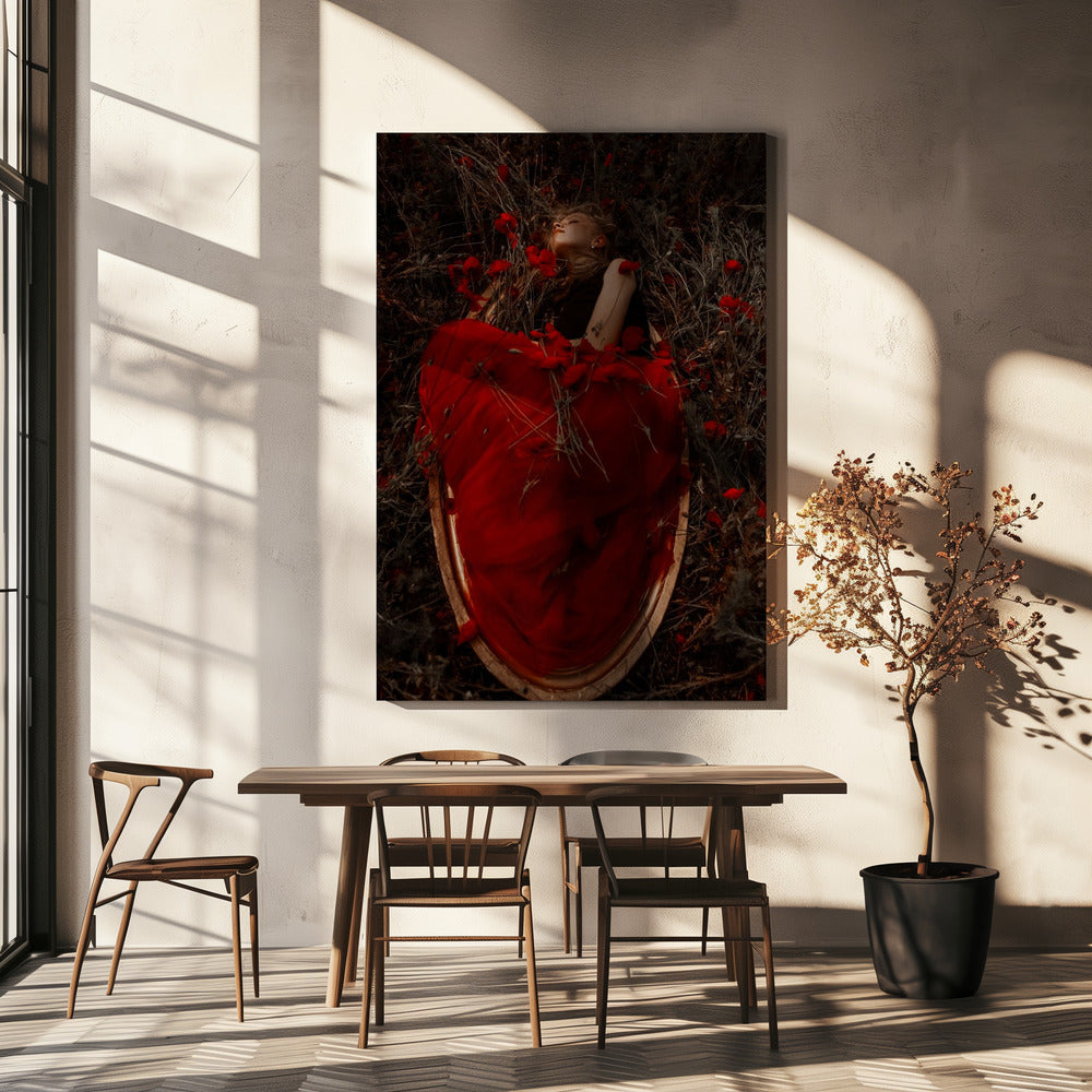 Framed in poppies | Canvas