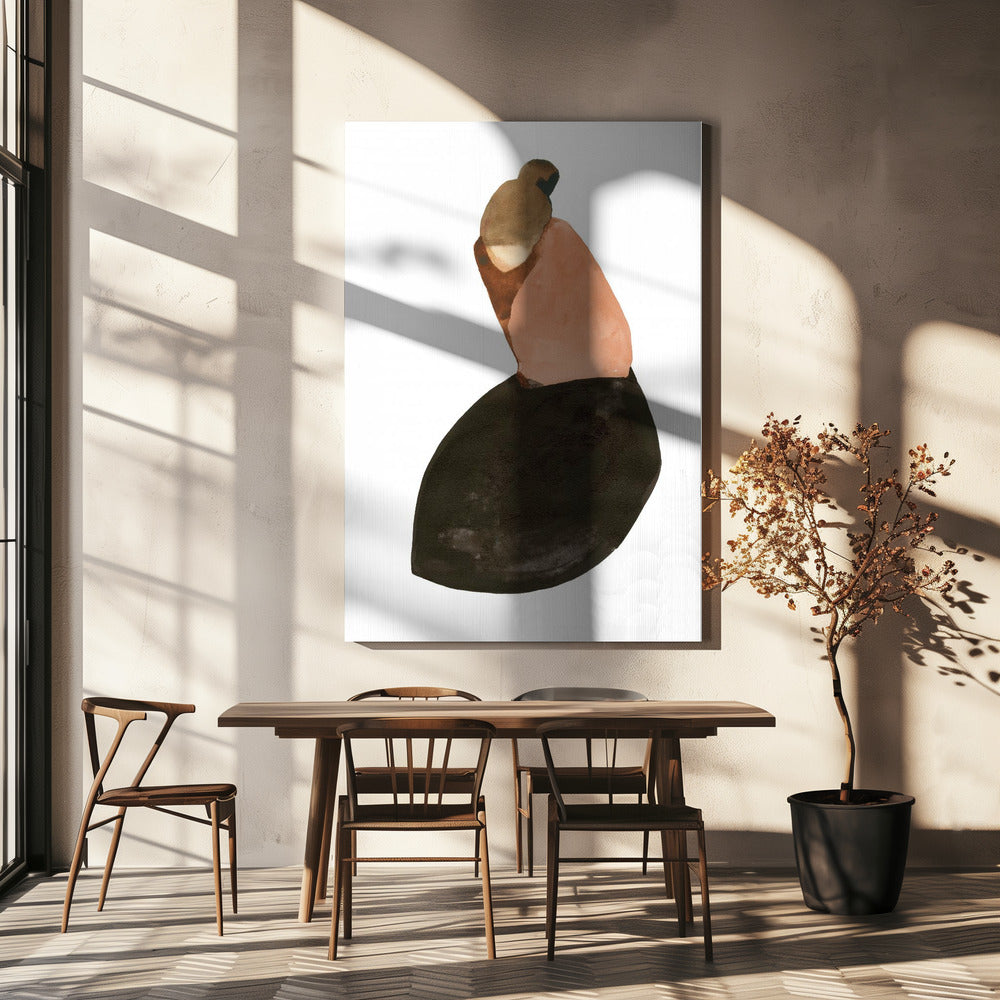 Sitting woman no.13 | Canvas
