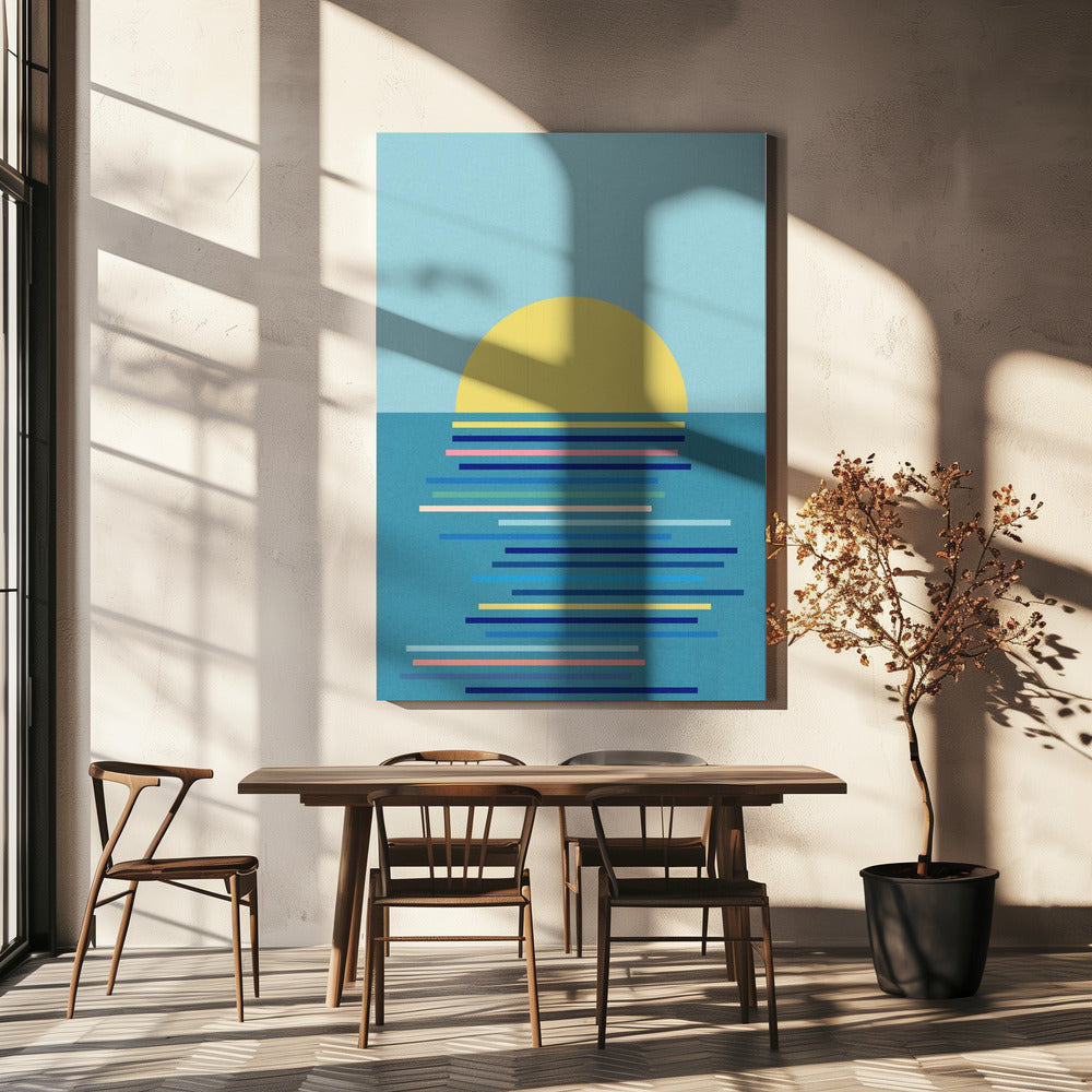 Sunrise In Ahrenshoop | Canvas