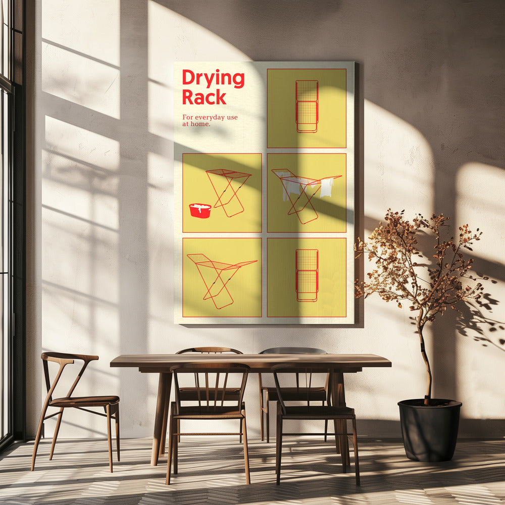 Poster Drying Rack | Canvas