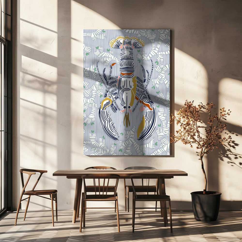 Crustacean Core grey | Canvas