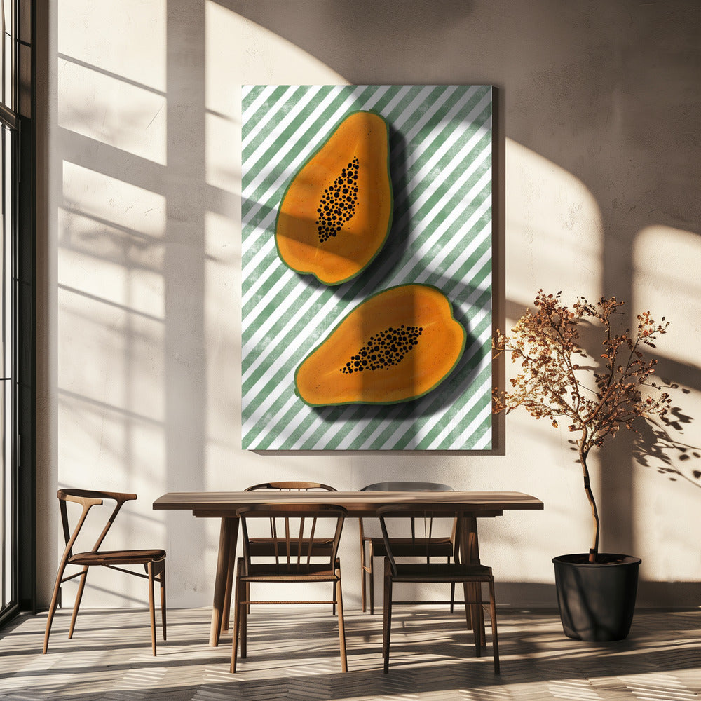 Papayas | Canvas