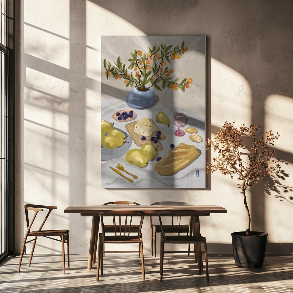 Gin and Tonic In the Afternoon Sun Illustration | Canvas