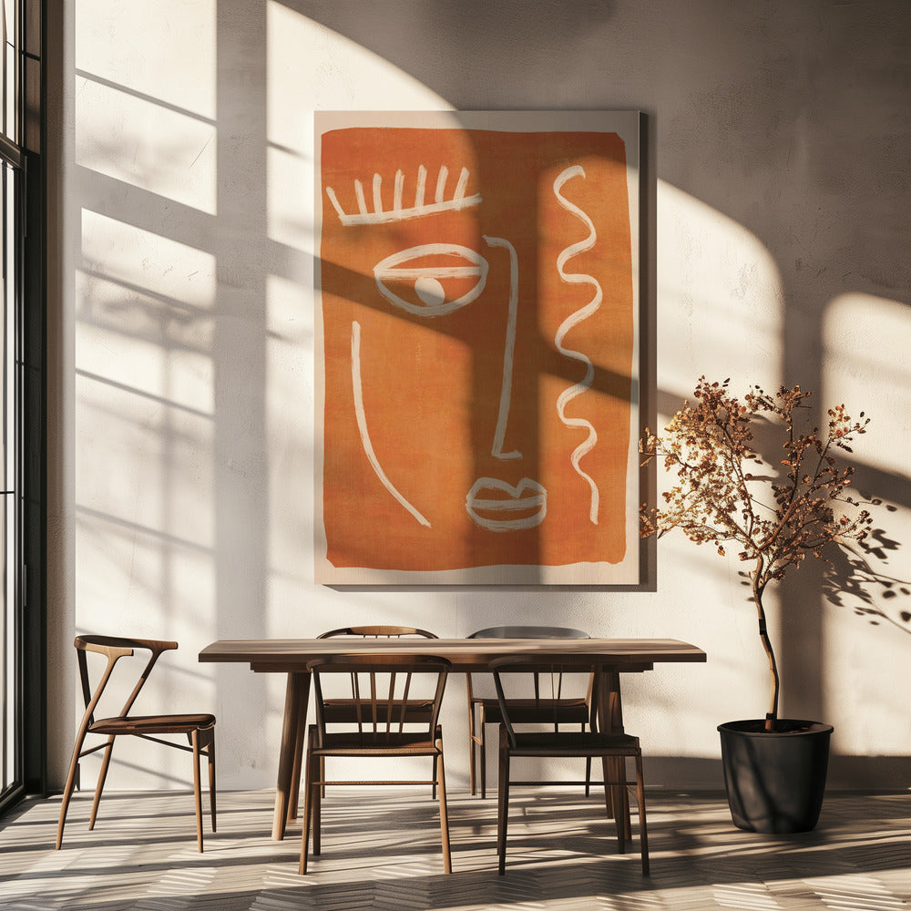 Abstract Face Portrait | Canvas