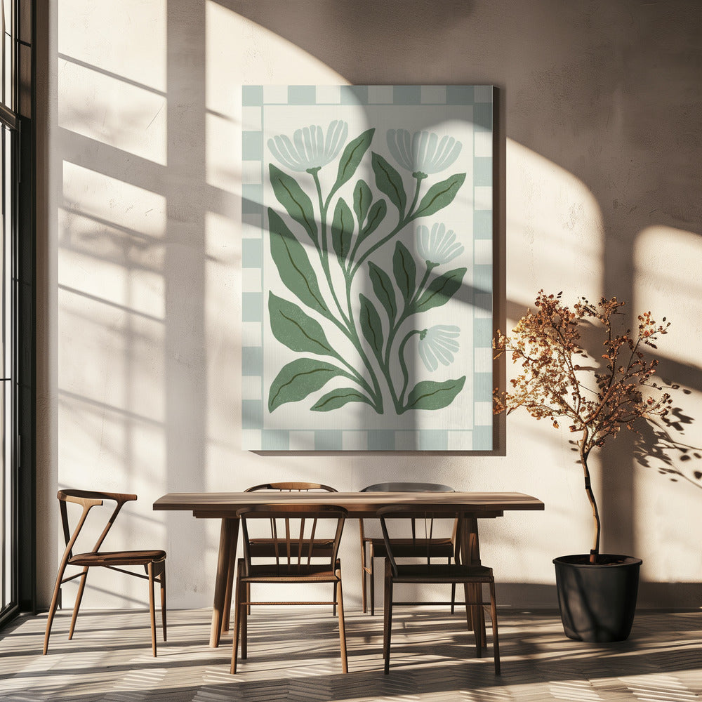Petal Poetry Sage | Canvas