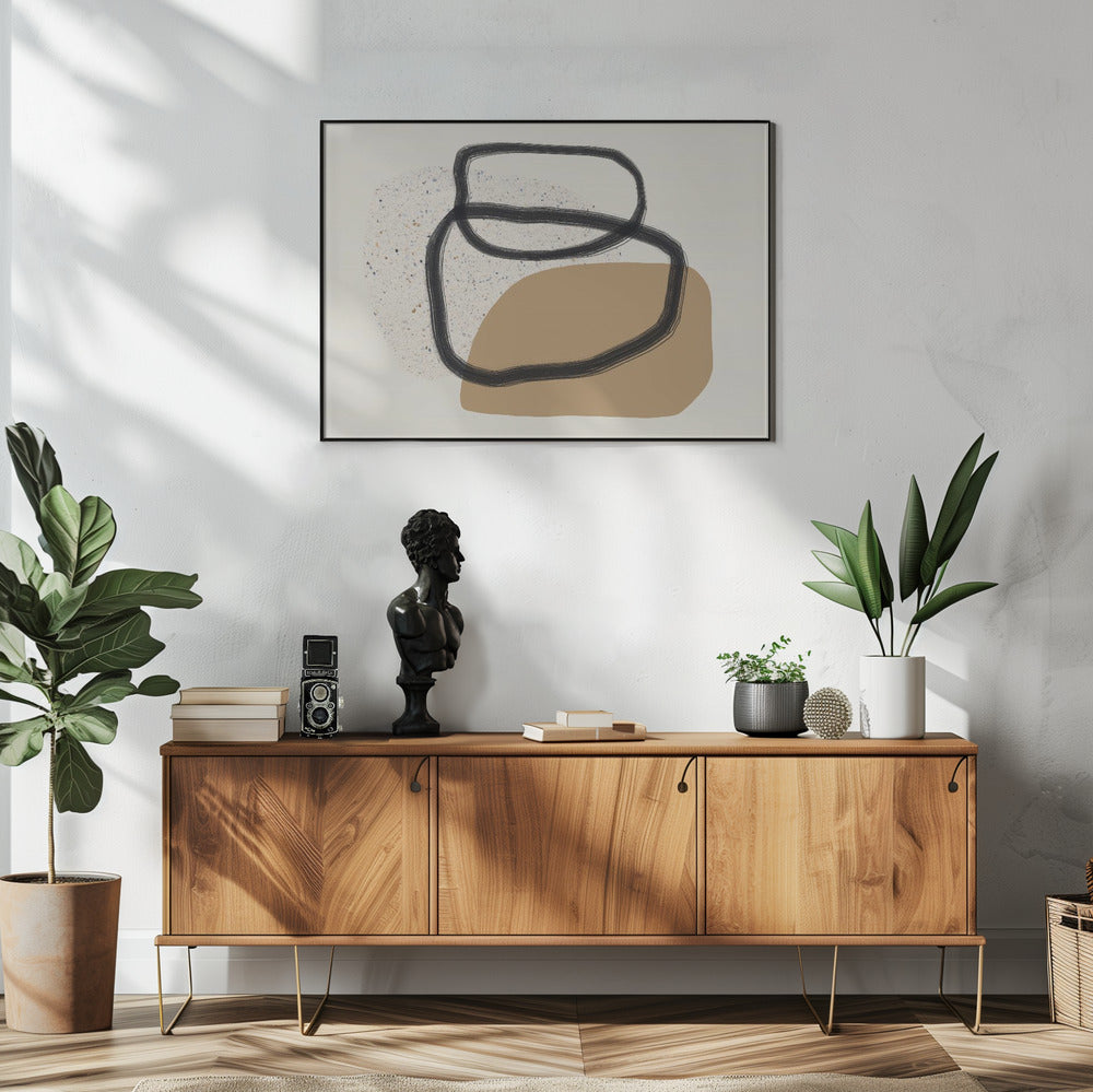 Organic Shapes And Earthy Tones | Poster