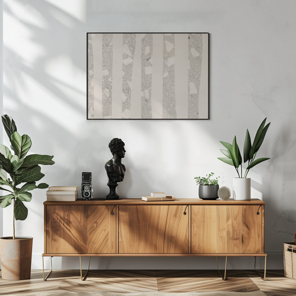 Birch Grove Shadows | Poster