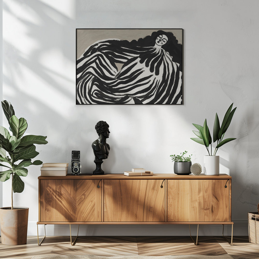 Monochrome Waves | Poster