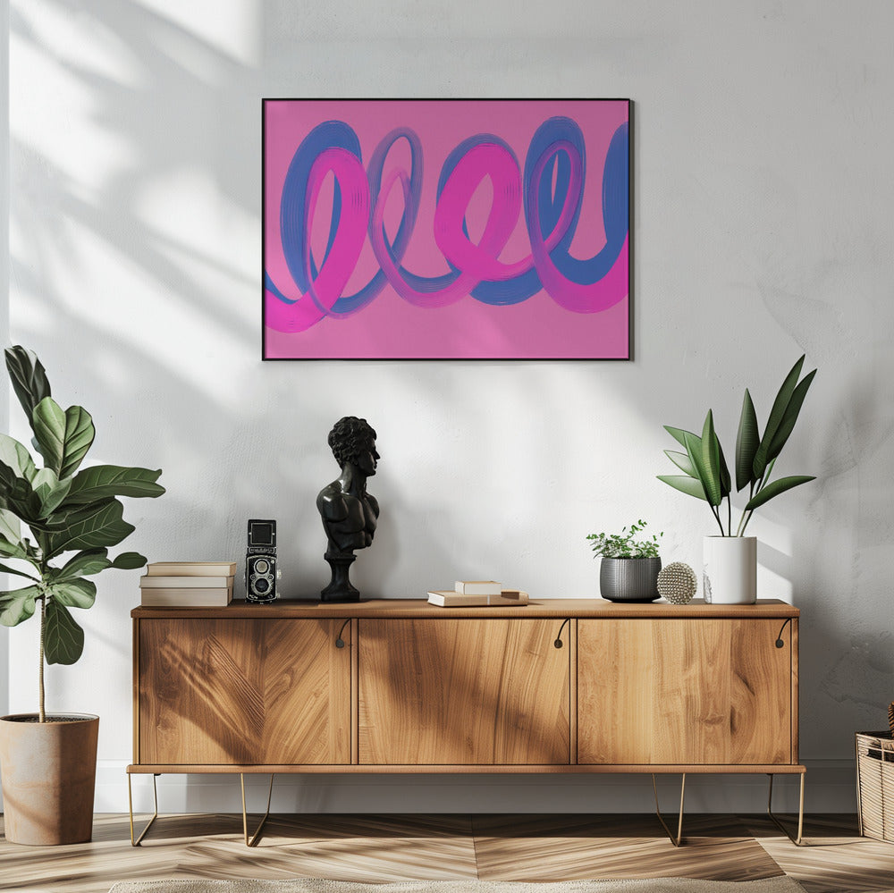 Neon Ribbon Dance | Poster