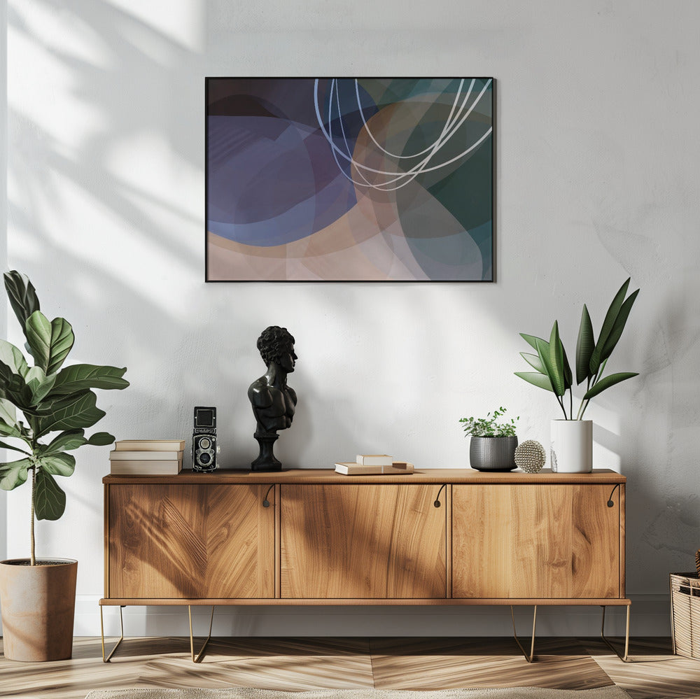 Dusty Rose Shapes 4 | Poster