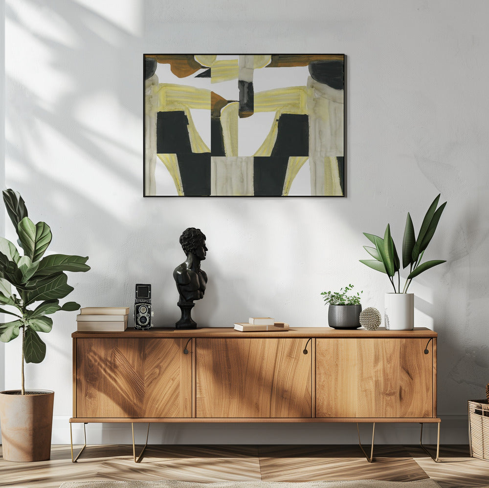 Abstract Cutout Shapes 4 | Poster