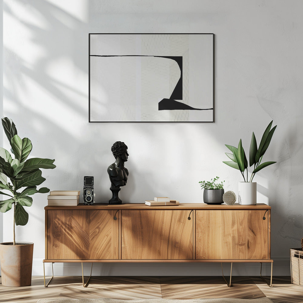 White Woven Art 2 | Poster