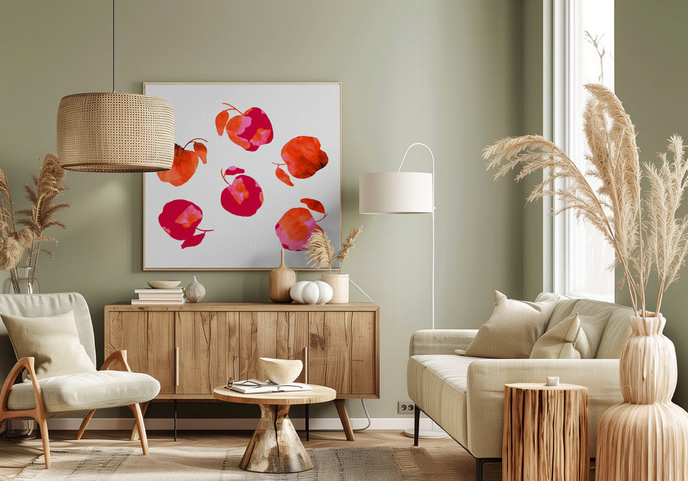 Apple  Chiffon Pink Orange | Canvas