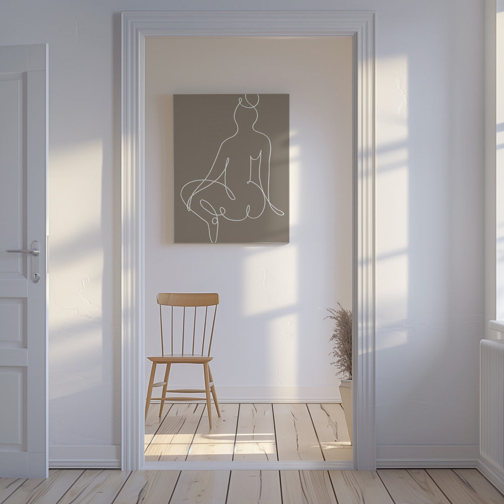 Sitting Down 02 | Canvas