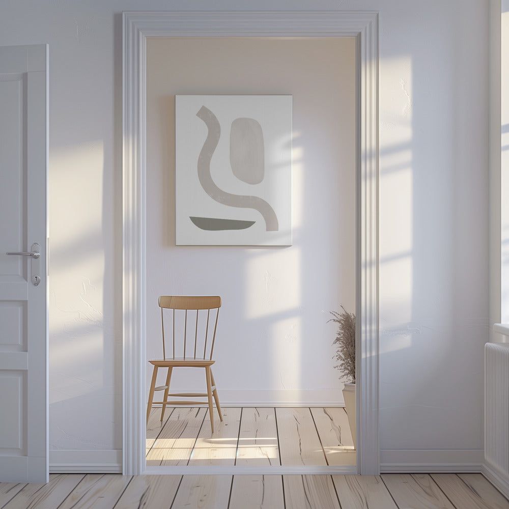 Muted Curves Geometry | Canvas