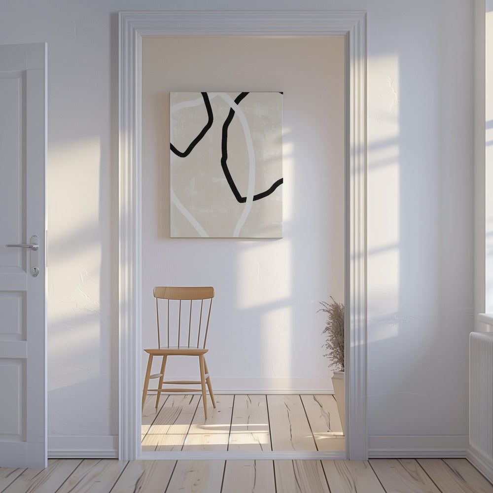 Curved Lines Dance | Canvas