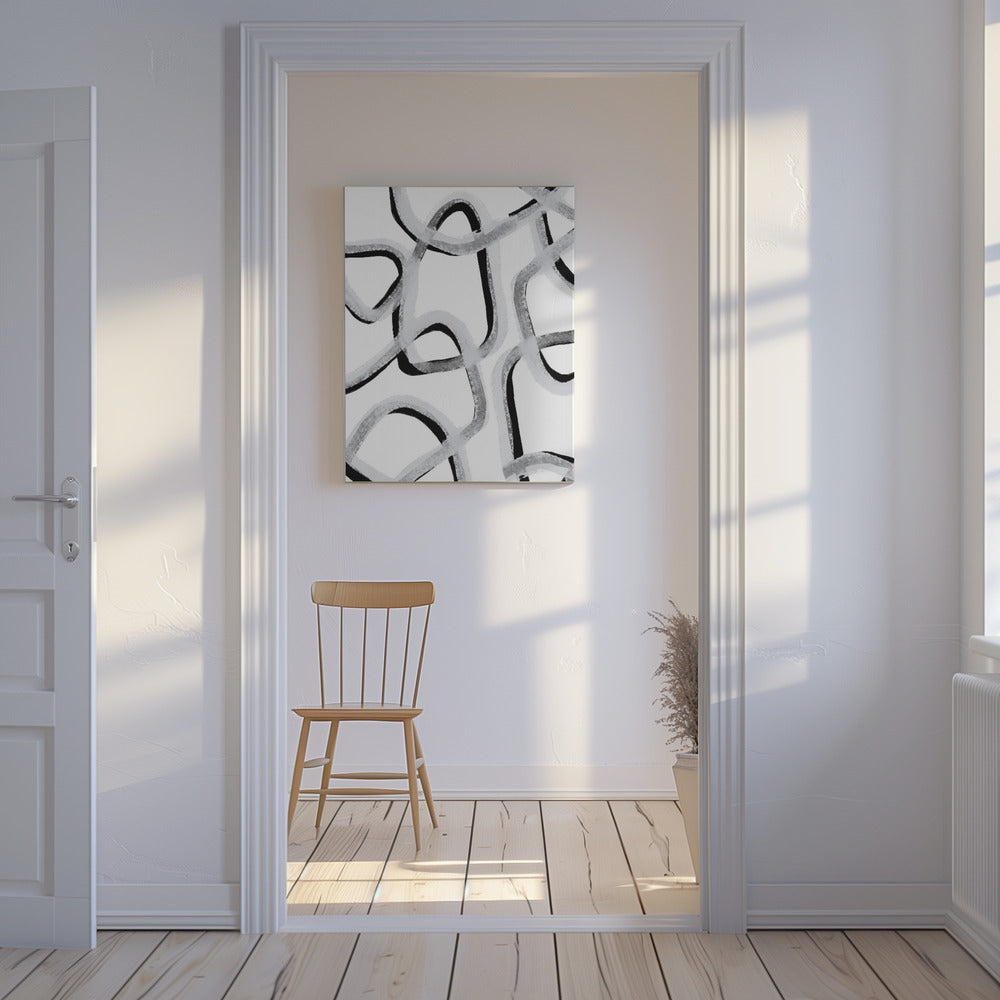 Chaotic Lines Dance | Canvas