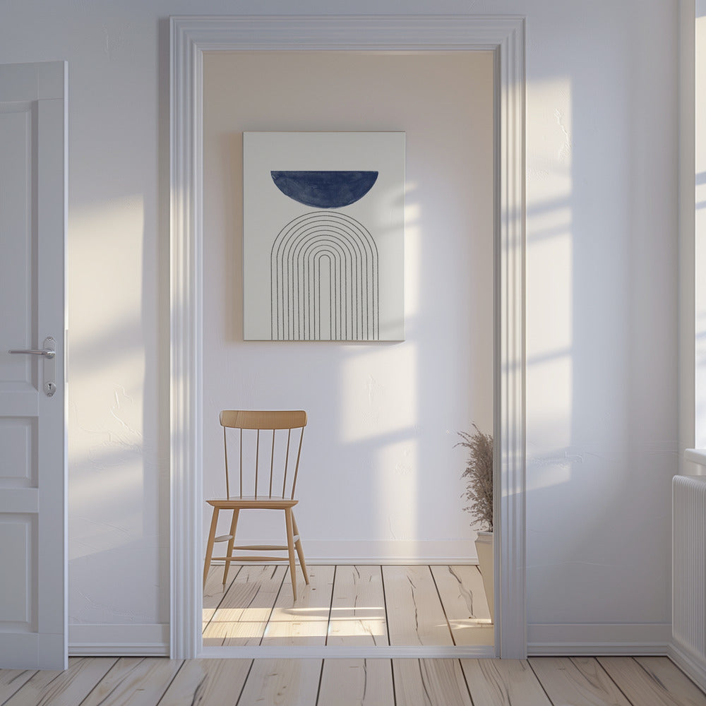 Curved Serenity | Canvas