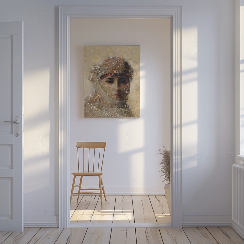Glittered Beauty | Canvas