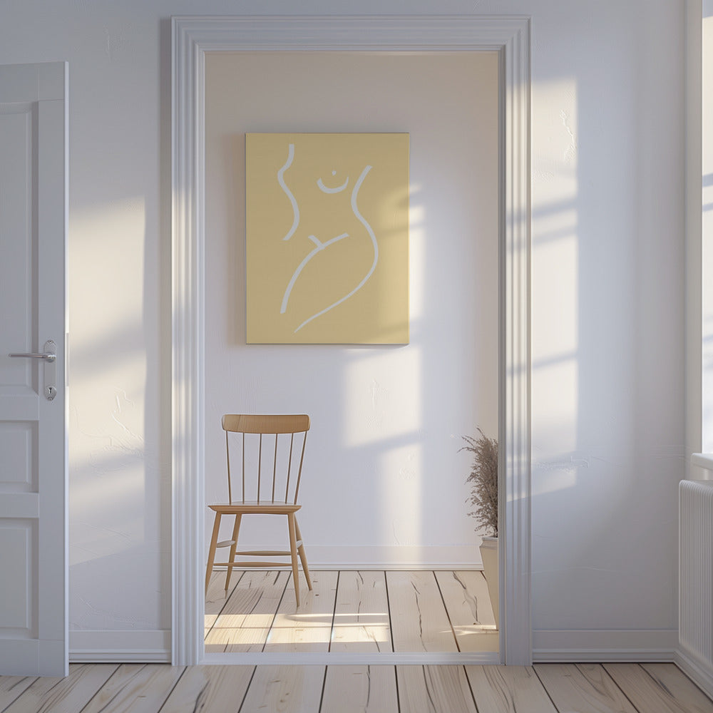 Nude Yellow | Canvas
