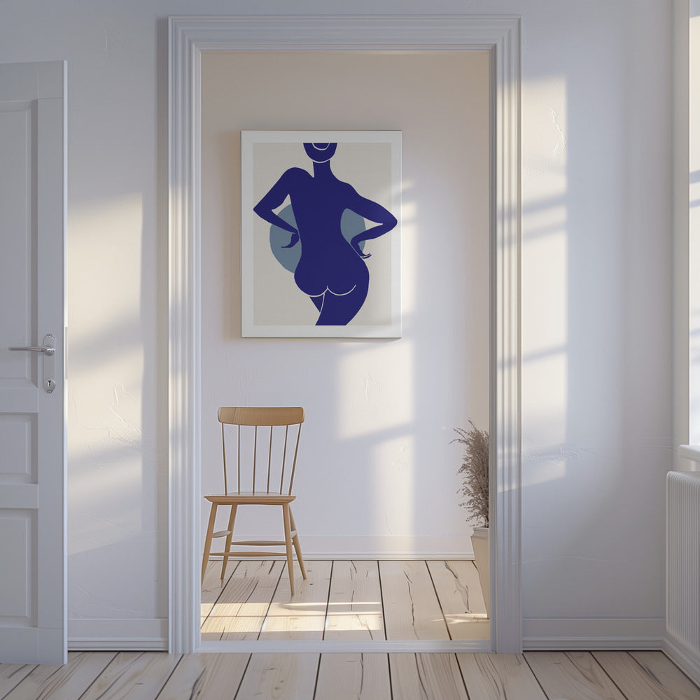 Femme Bleu | Canvas