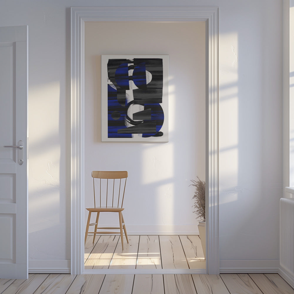 Abstract Stripe Minimal Collage 28 | Canvas