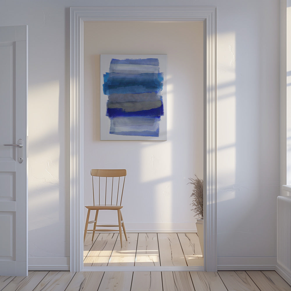 Abstract Brush Strokes 45Y | Canvas